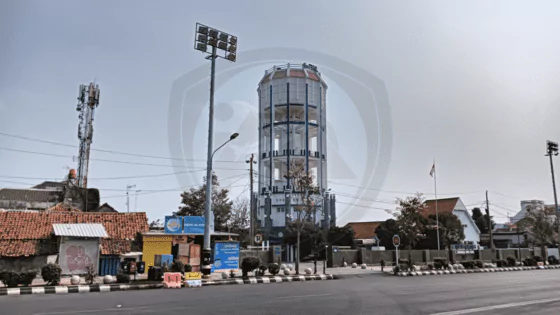menara waterleiding landmark kota tegal