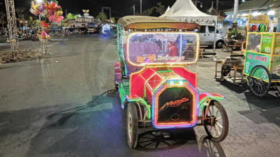 odong odong tegal memiliki daya tarik tersendiri