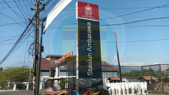 tiba di museum kereta api ambarawa