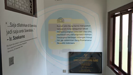 rumah lahir bung karno dulunya sangat sederhana